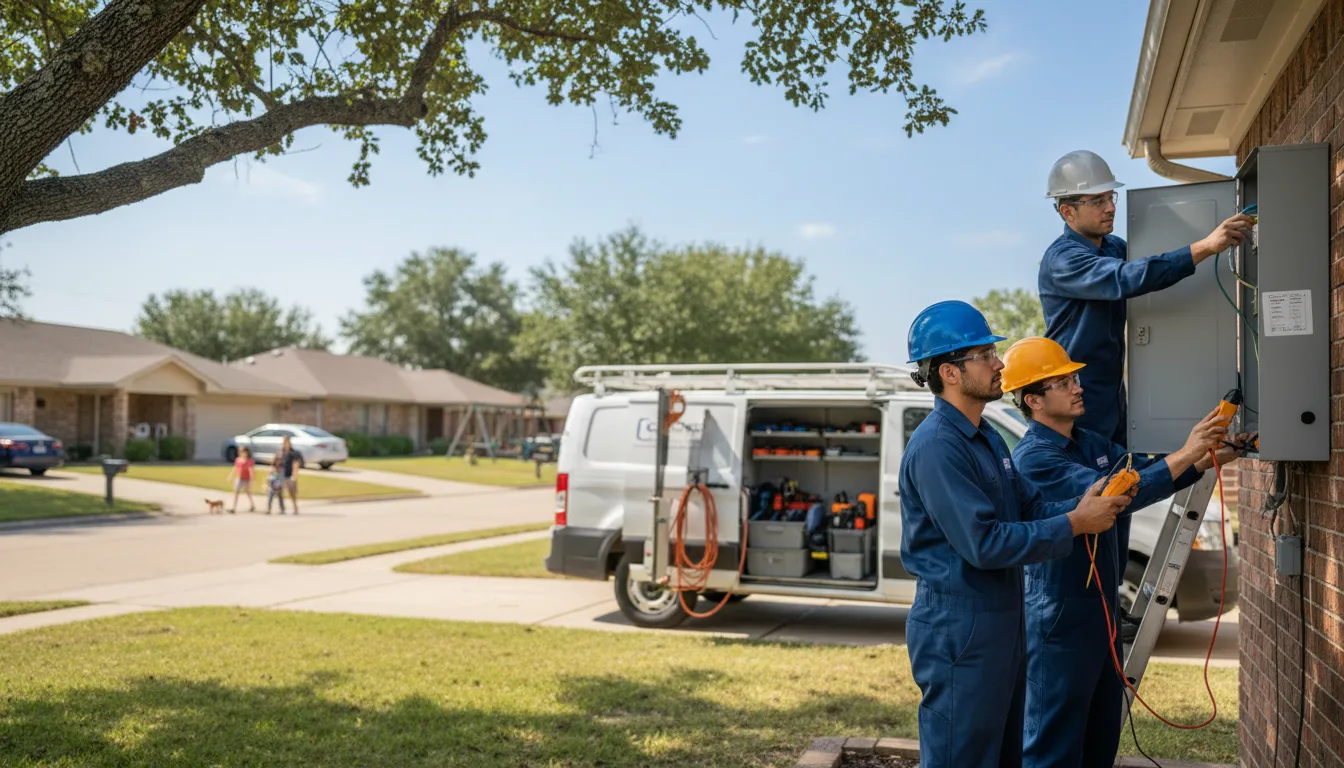 Certified electrician providing emergency electrical services in Taylorville, IL